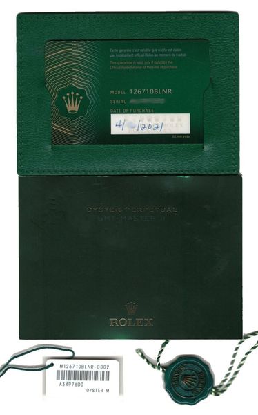 Rolex GMT Master II 126710 BLNR